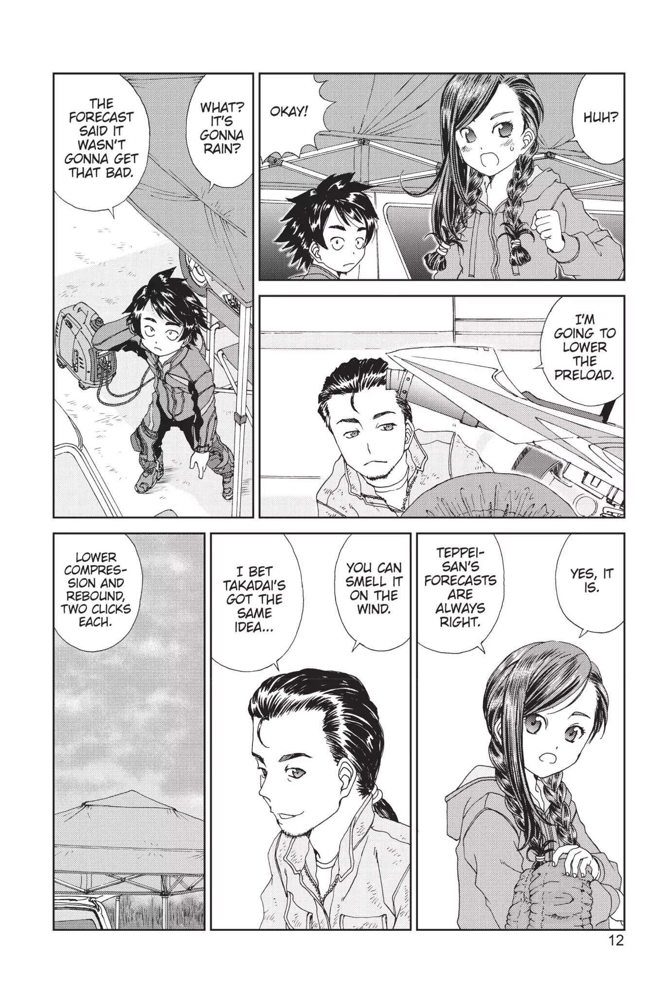 Toppu GP Chapter 21 page 13 - Chapter 21: Lap 21: Rain