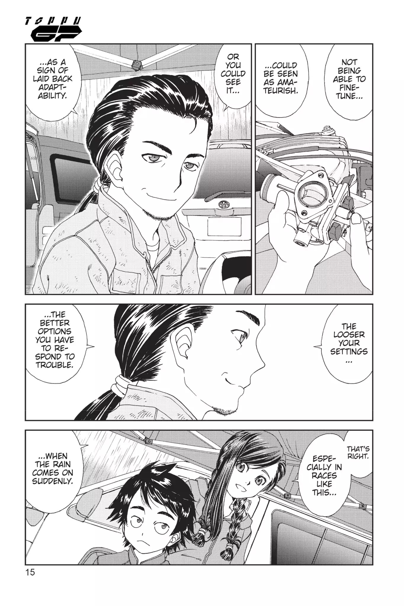 Toppu GP Chapter 21 page 16 - Chapter 21: Lap 21: Rain
