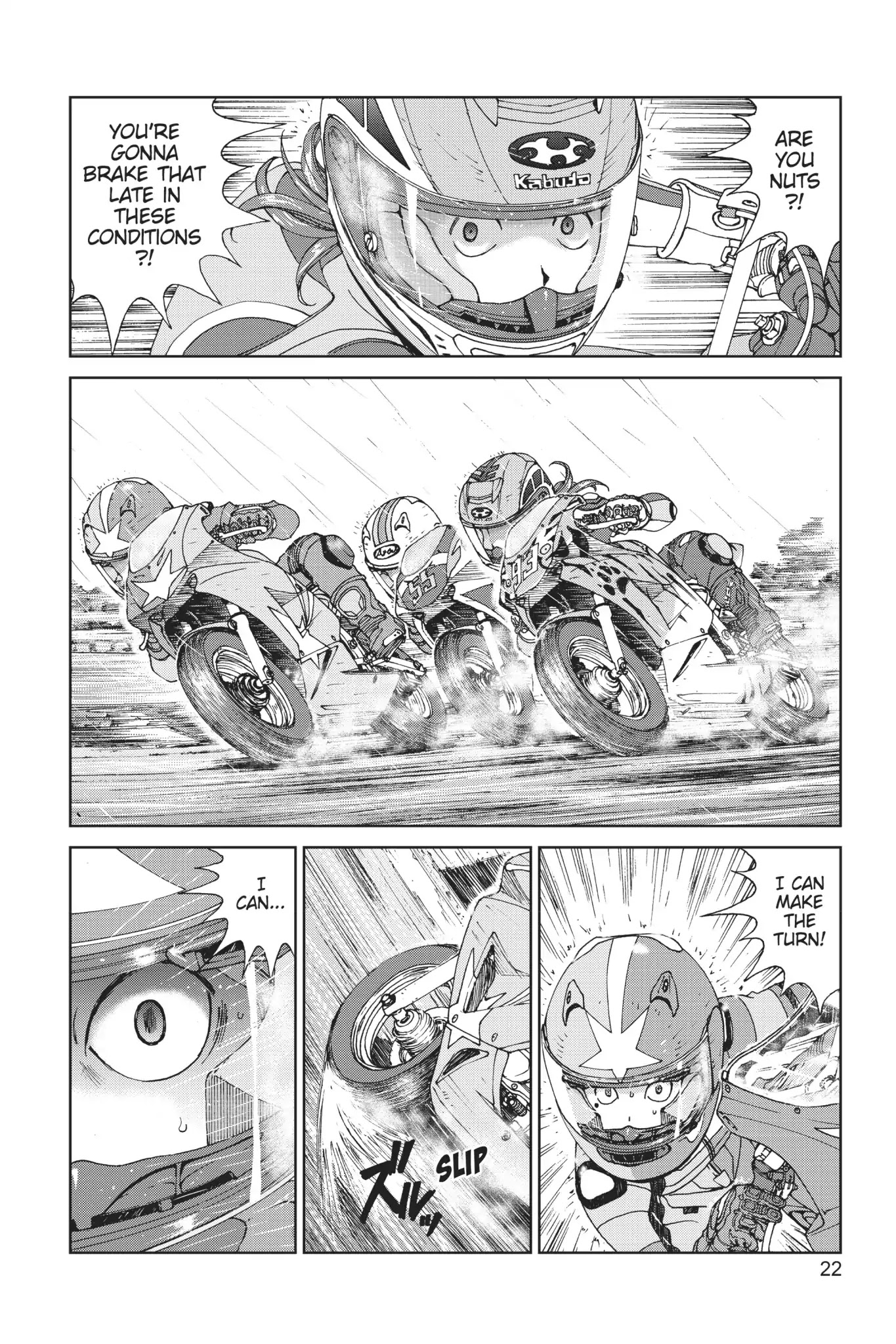 Toppu GP Chapter 21 page 22 - Chapter 21: Lap 21: Rain