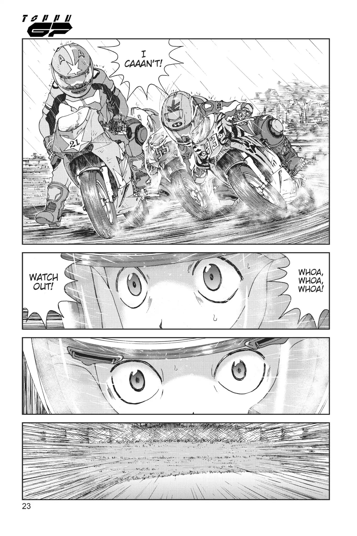 Toppu GP Chapter 21 page 23 - Chapter 21: Lap 21: Rain