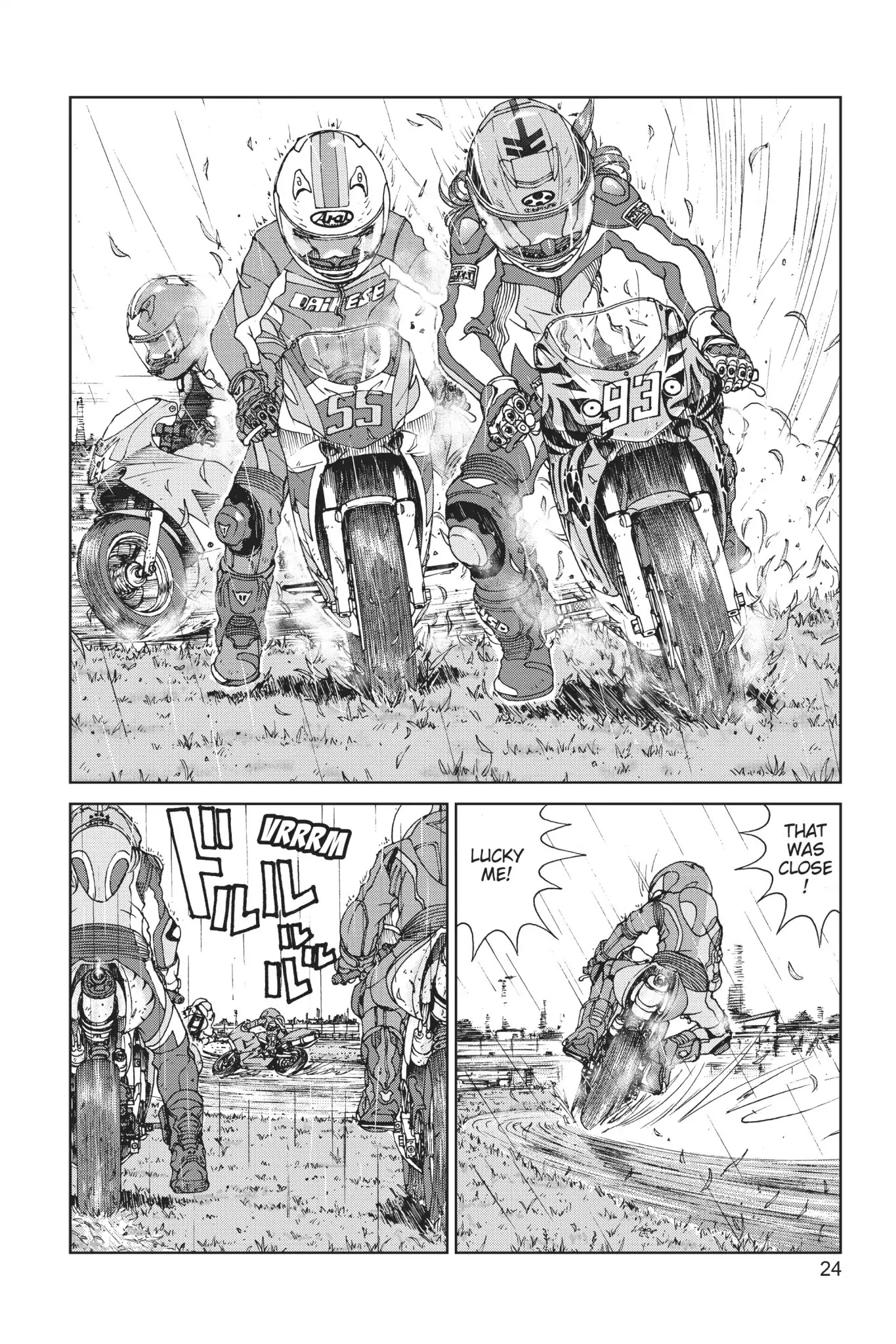 Toppu GP Chapter 21 page 24 - Chapter 21: Lap 21: Rain