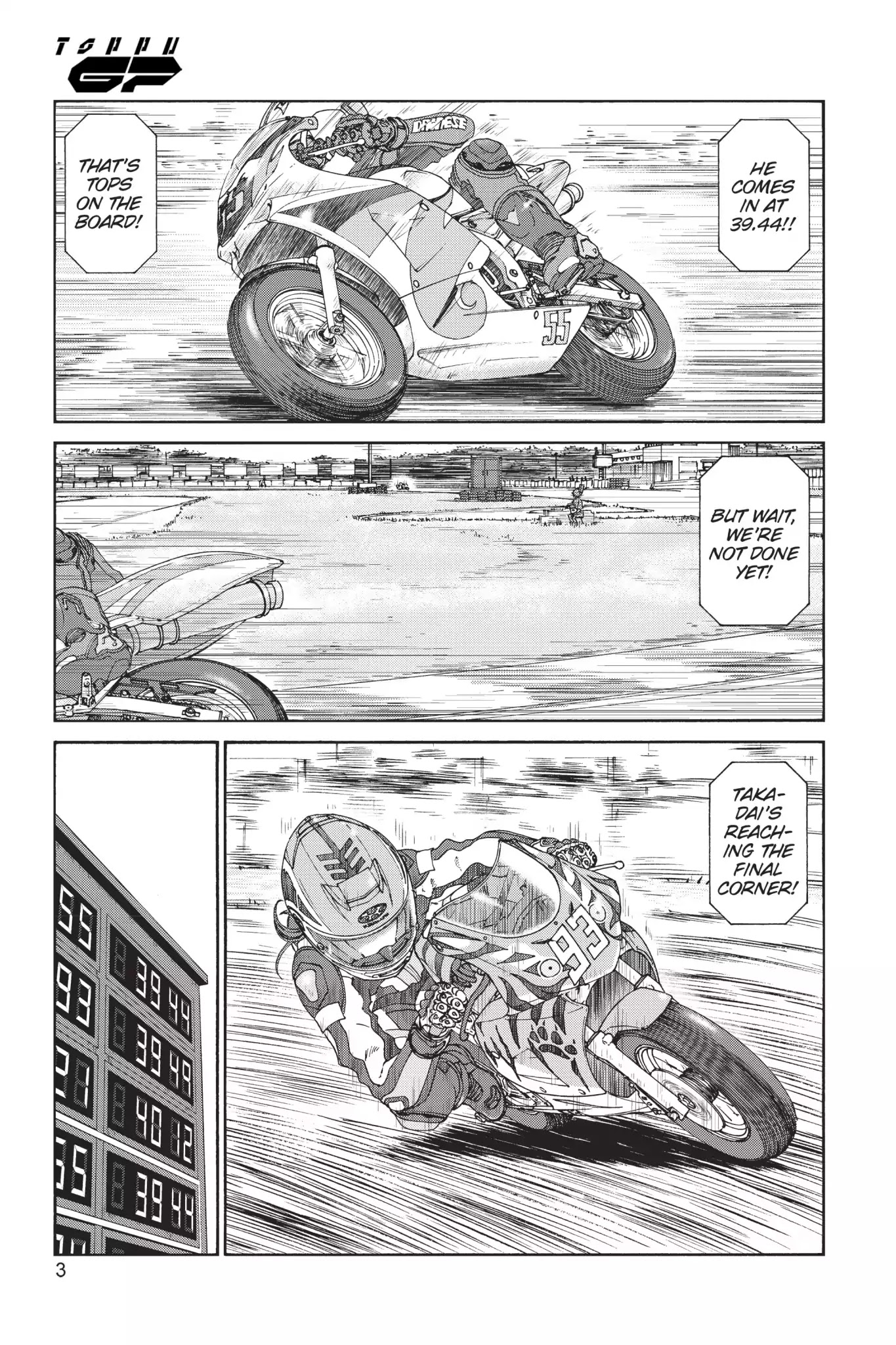 Toppu GP Chapter 21 page 4 - Chapter 21: Lap 21: Rain