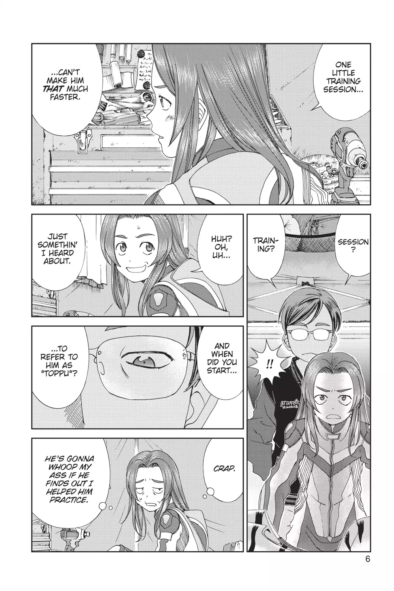 Toppu GP Chapter 21 page 7 - Chapter 21: Lap 21: Rain