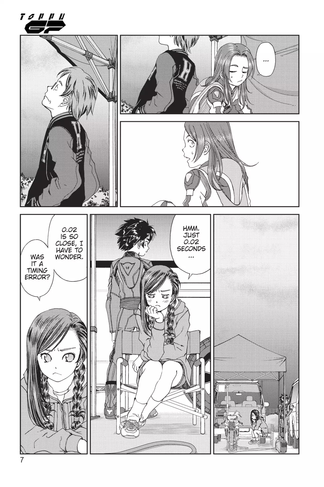 Toppu GP Chapter 21 page 8 - Chapter 21: Lap 21: Rain
