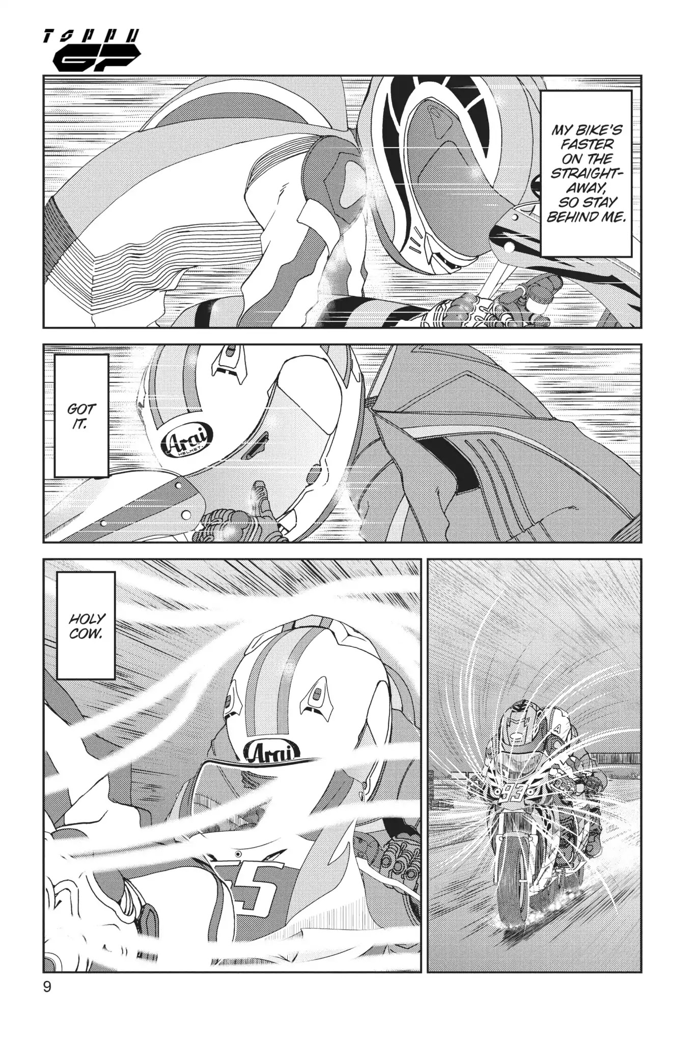Toppu GP Chapter 22 page 10 - Chapter 22: Lap 22: Rival Cooperation