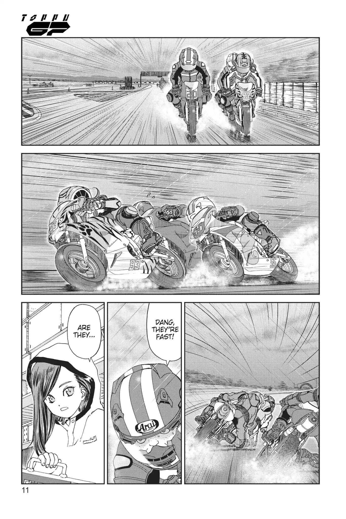 Toppu GP Chapter 22 page 12 - Chapter 22: Lap 22: Rival Cooperation