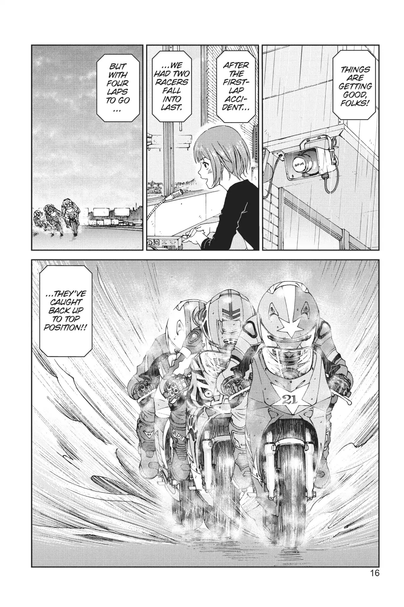 Toppu GP Chapter 22 page 17 - Chapter 22: Lap 22: Rival Cooperation