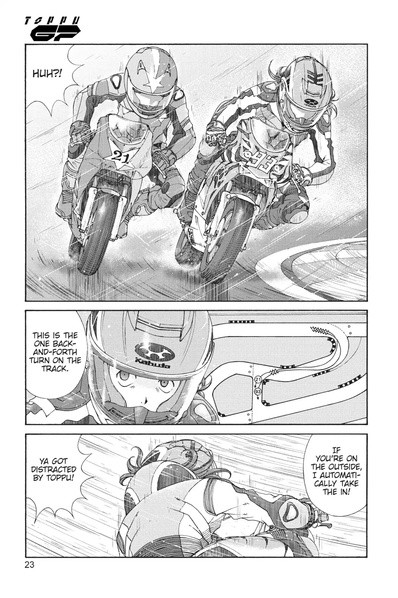 Toppu GP Chapter 22 page 24 - Chapter 22: Lap 22: Rival Cooperation