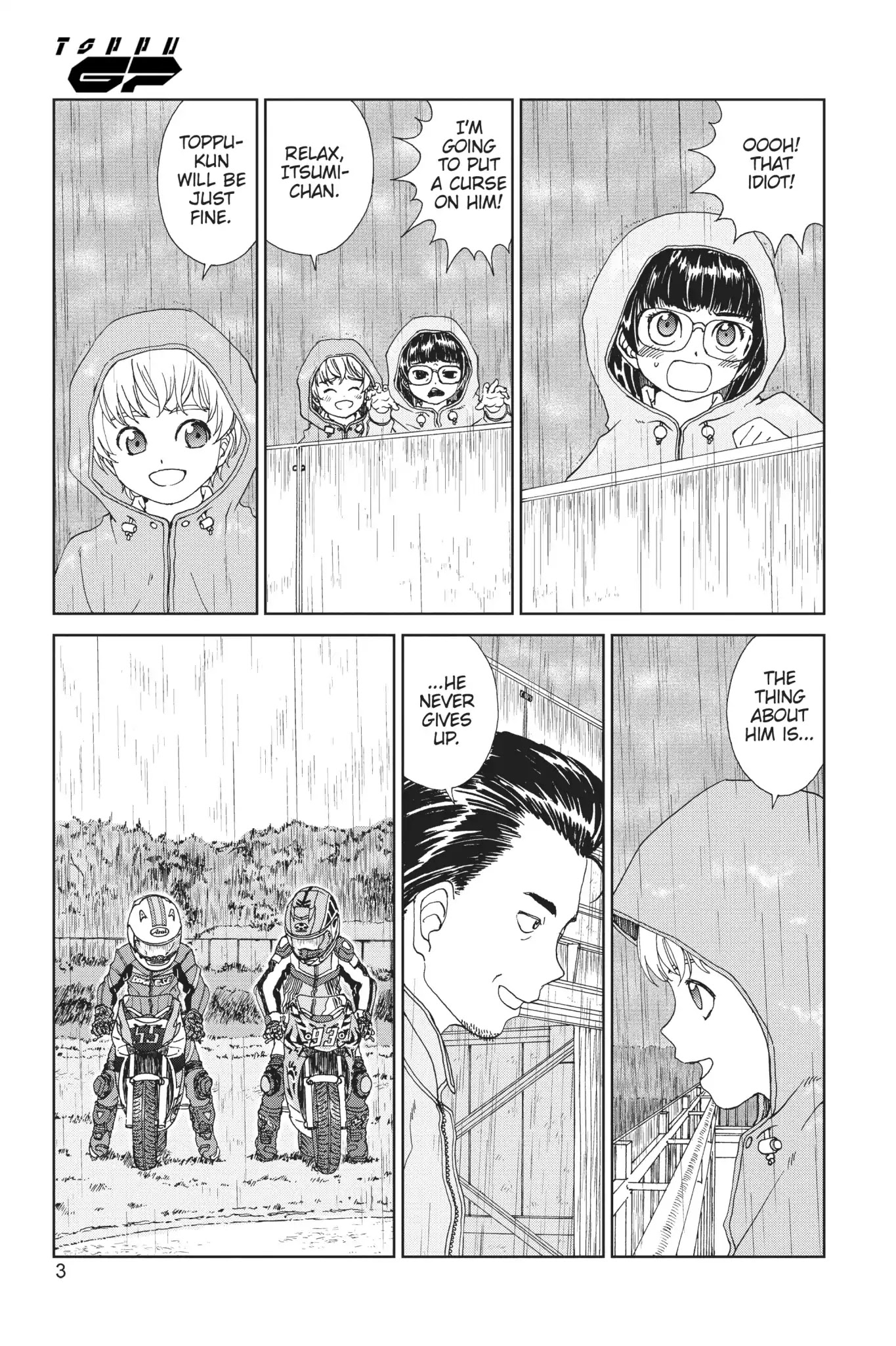 Toppu GP Chapter 22 page 4 - Chapter 22: Lap 22: Rival Cooperation