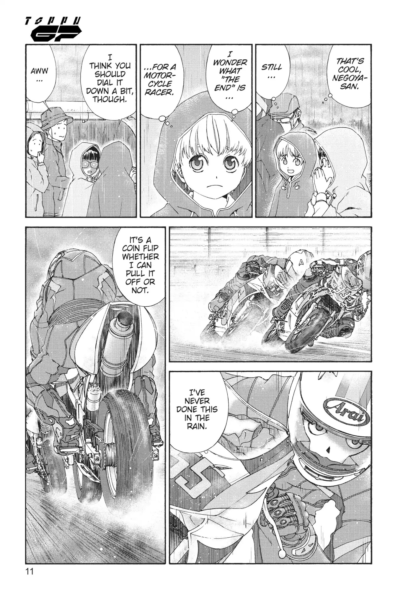Toppu GP Chapter 23 page 12 - Chapter 23: Lap 23: The Rain Comes Down