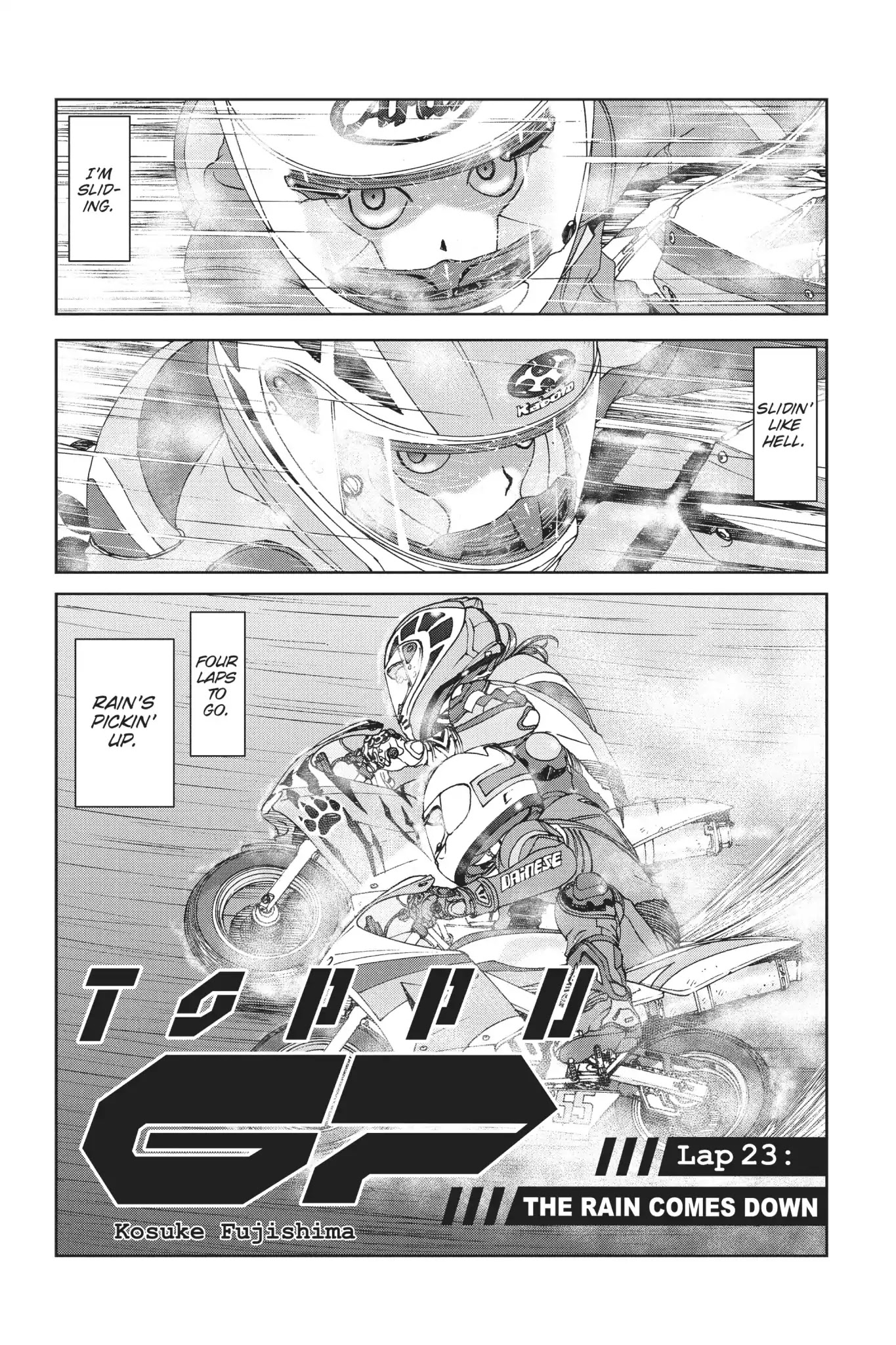 Toppu GP Chapter 23 page 2 - Chapter 23: Lap 23: The Rain Comes Down