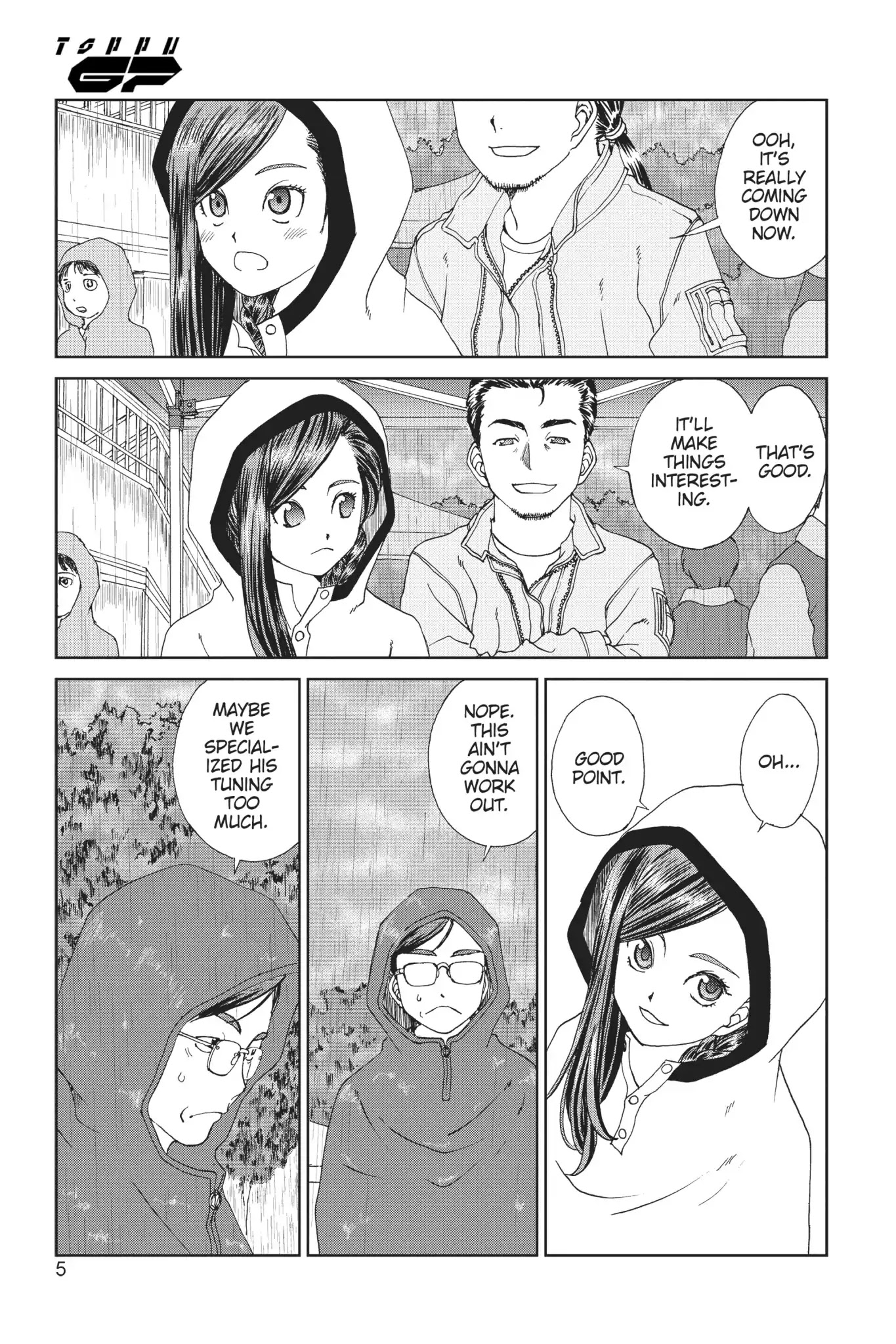 Toppu GP Chapter 23 page 6 - Chapter 23: Lap 23: The Rain Comes Down