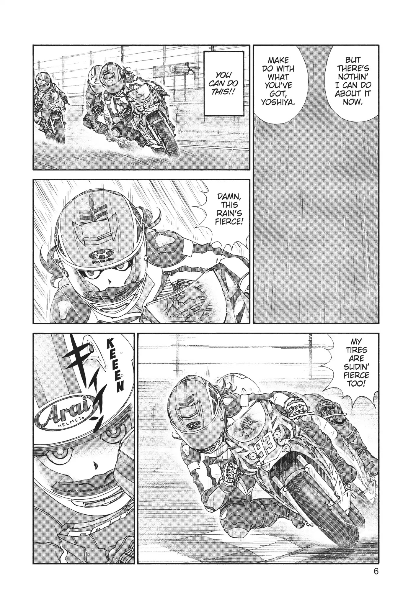 Toppu GP Chapter 23 page 7 - Chapter 23: Lap 23: The Rain Comes Down