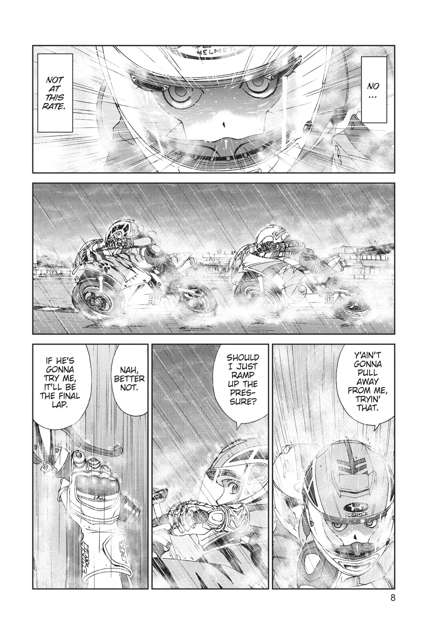 Toppu GP Chapter 23 page 9 - Chapter 23: Lap 23: The Rain Comes Down