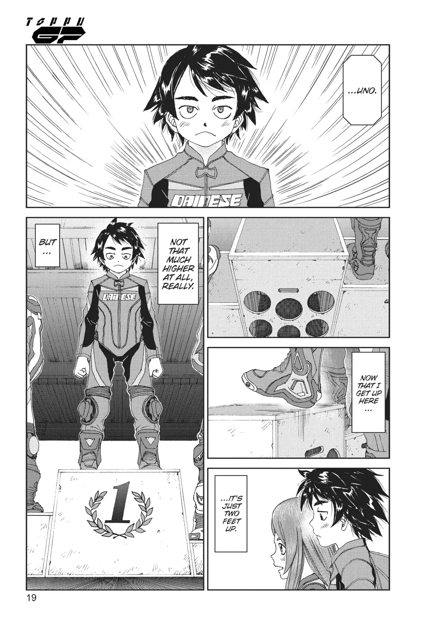 Toppu GP Chapter 24 page 19 - Chapter 24: Lap 24: The Worth Of Two Feet