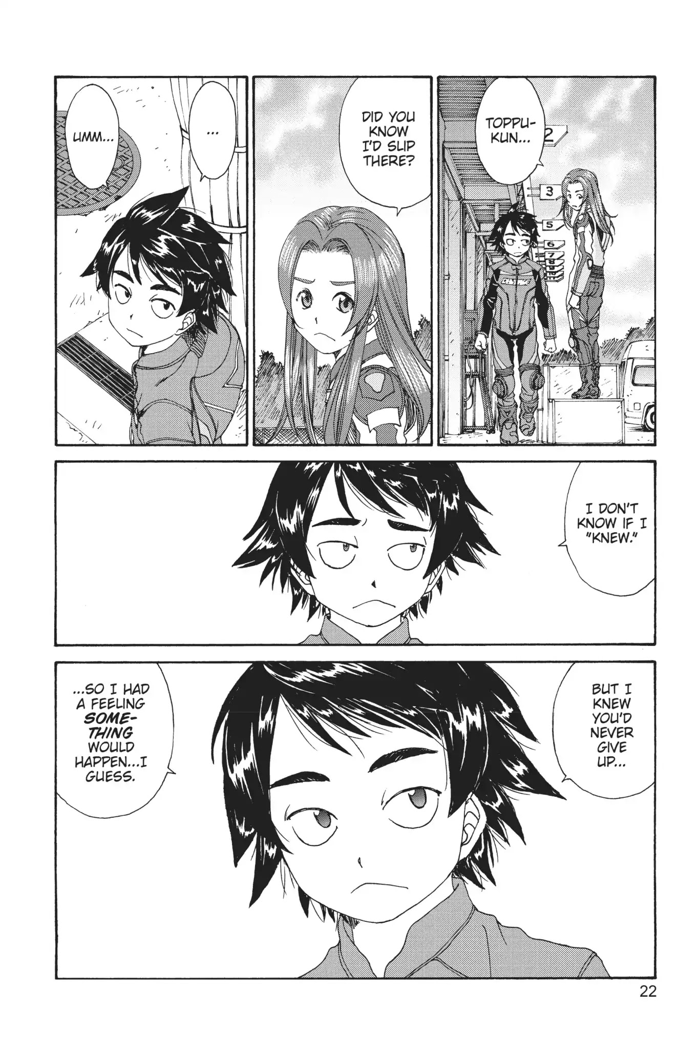 Toppu GP Chapter 24 page 22 - Chapter 24: Lap 24: The Worth Of Two Feet