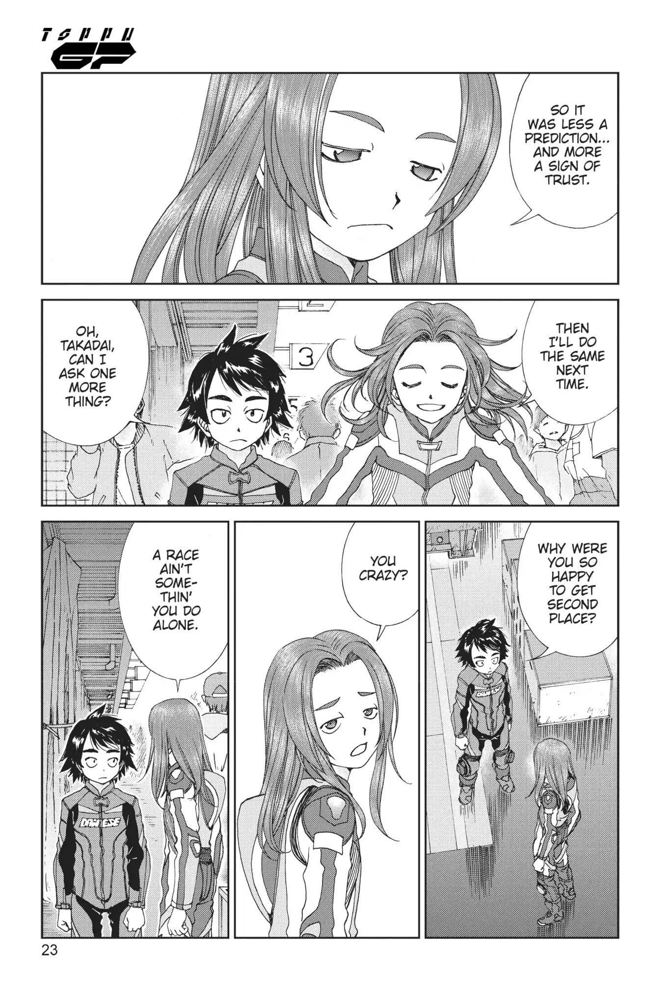Toppu GP Chapter 24 page 23 - Chapter 24: Lap 24: The Worth Of Two Feet