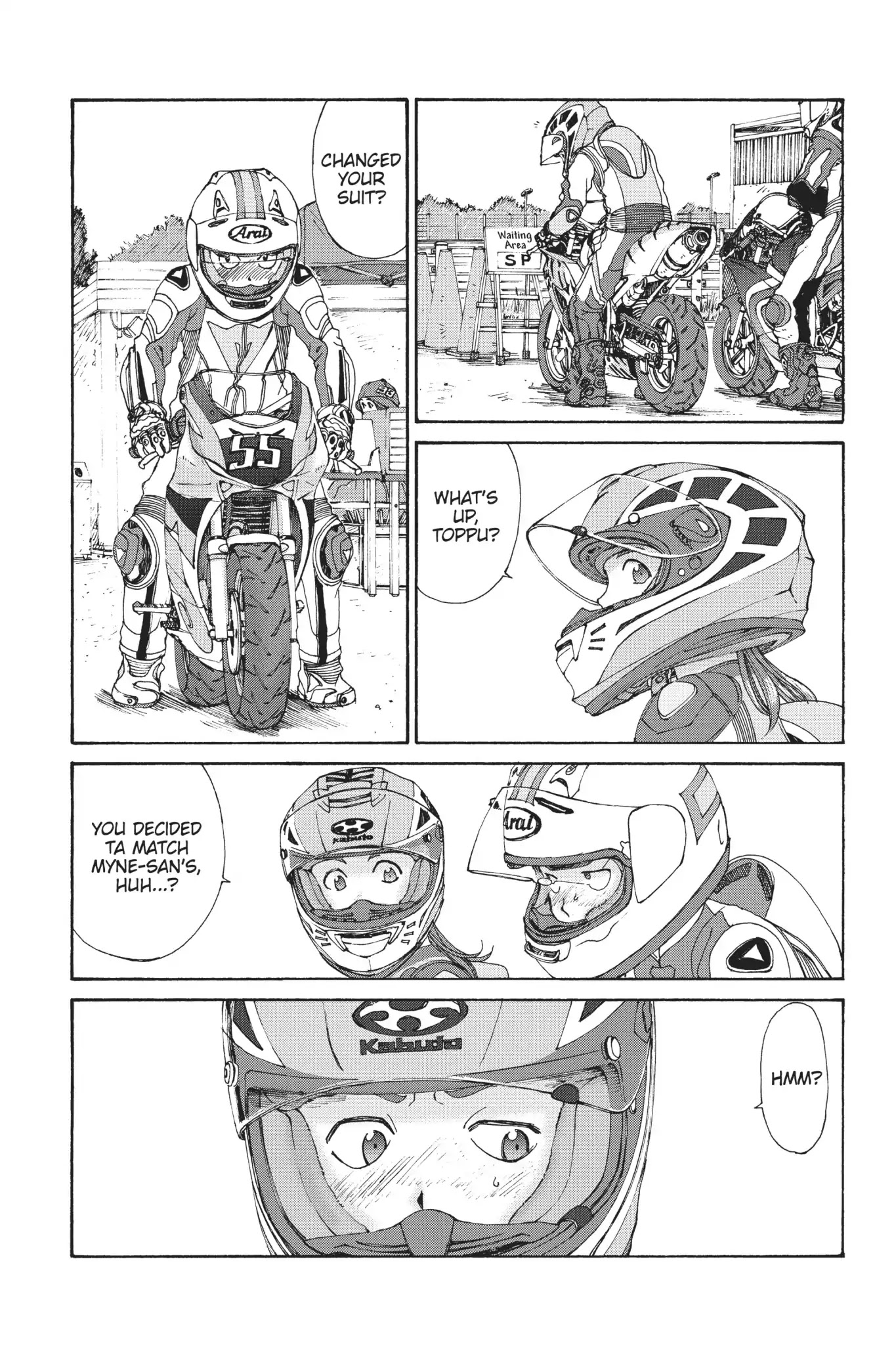 Toppu GP Chapter 26 page 11 - Chapter 26: Lap 26: Her Riding Suit