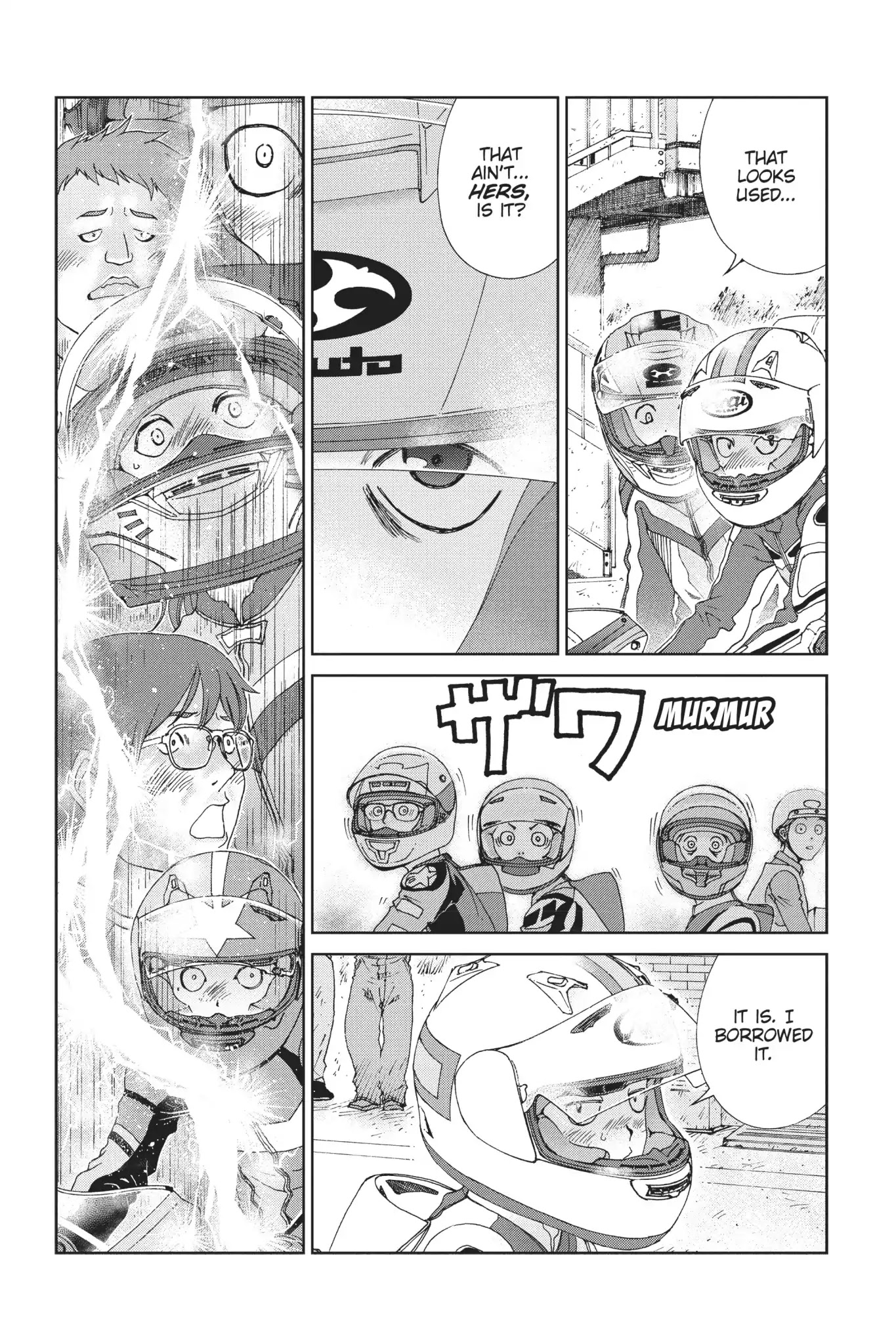 Toppu GP Chapter 26 page 12 - Chapter 26: Lap 26: Her Riding Suit