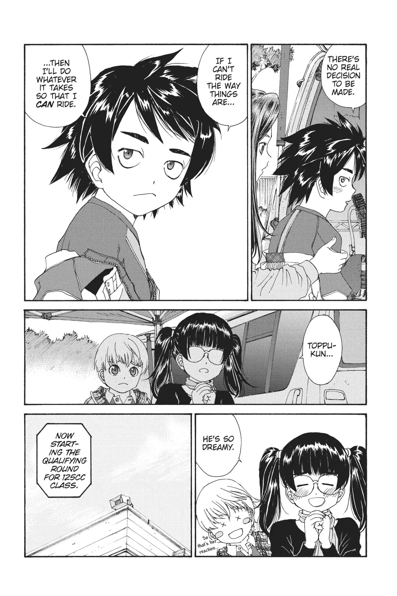 Toppu GP Chapter 26 page 6 - Chapter 26: Lap 26: Her Riding Suit