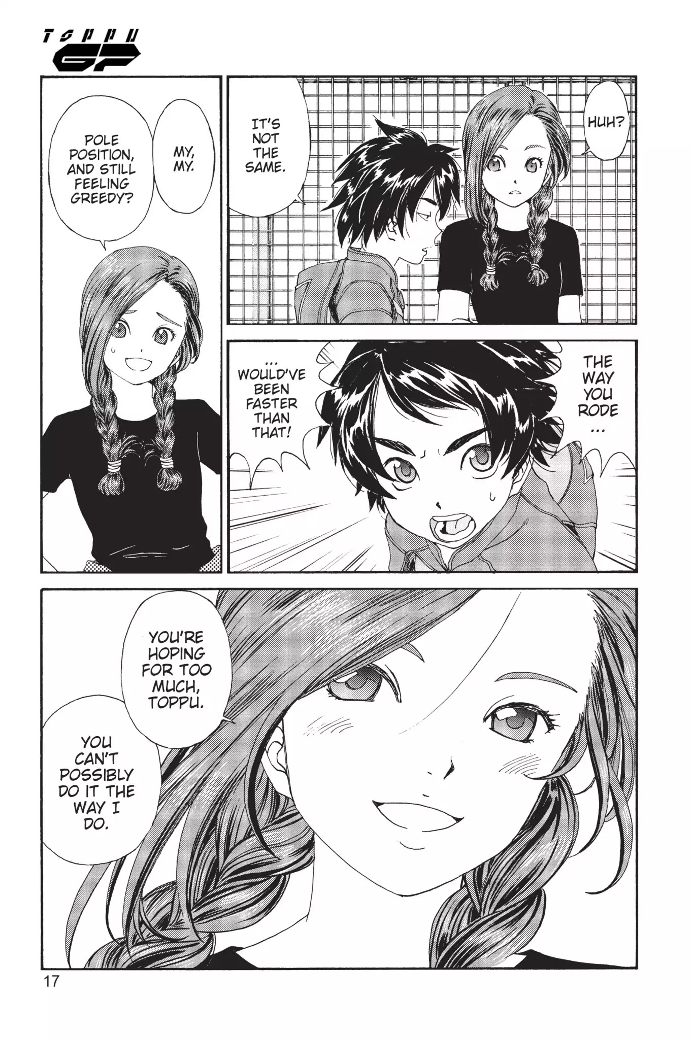 Toppu GP Chapter 3 page 18 - Chapter 3: Lap 3: Talking With The Machine