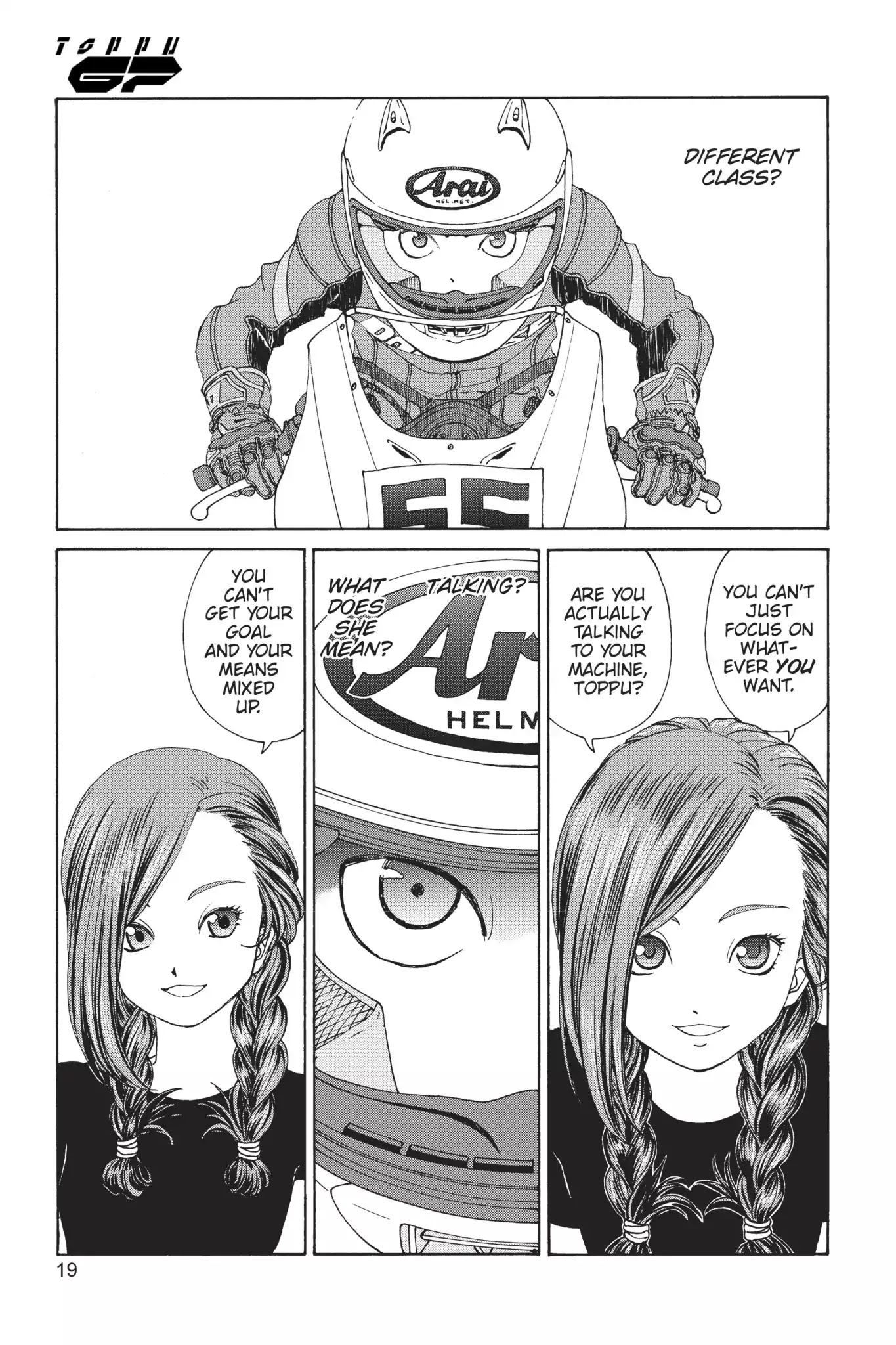 Toppu GP Chapter 3 page 20 - Chapter 3: Lap 3: Talking With The Machine
