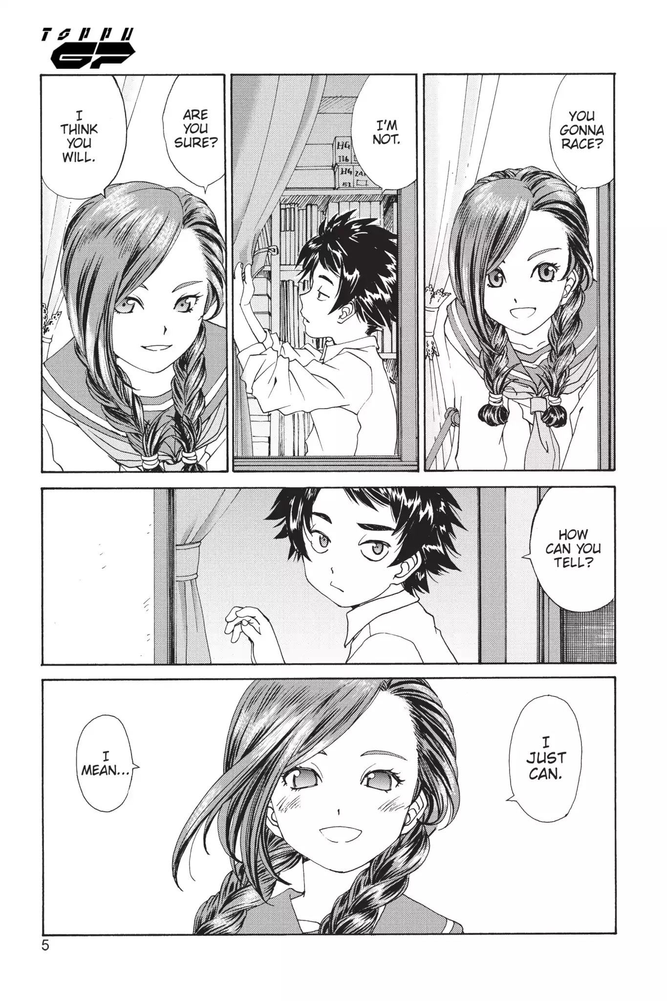 Toppu GP Chapter 3 page 6 - Chapter 3: Lap 3: Talking With The Machine