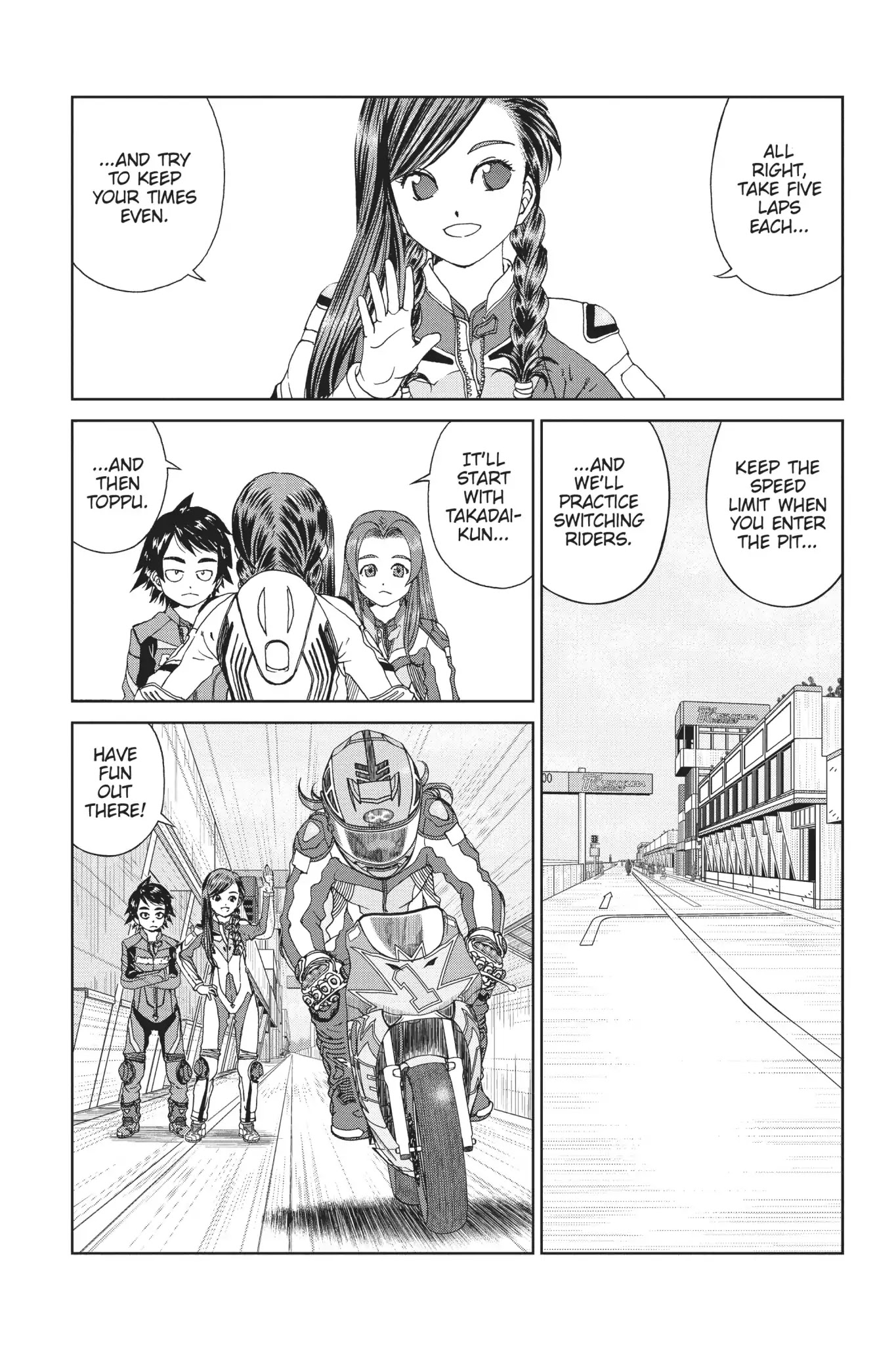 Toppu GP Chapter 30 page 13 - Chapter 30: Lap 30: Tsukuba 2000