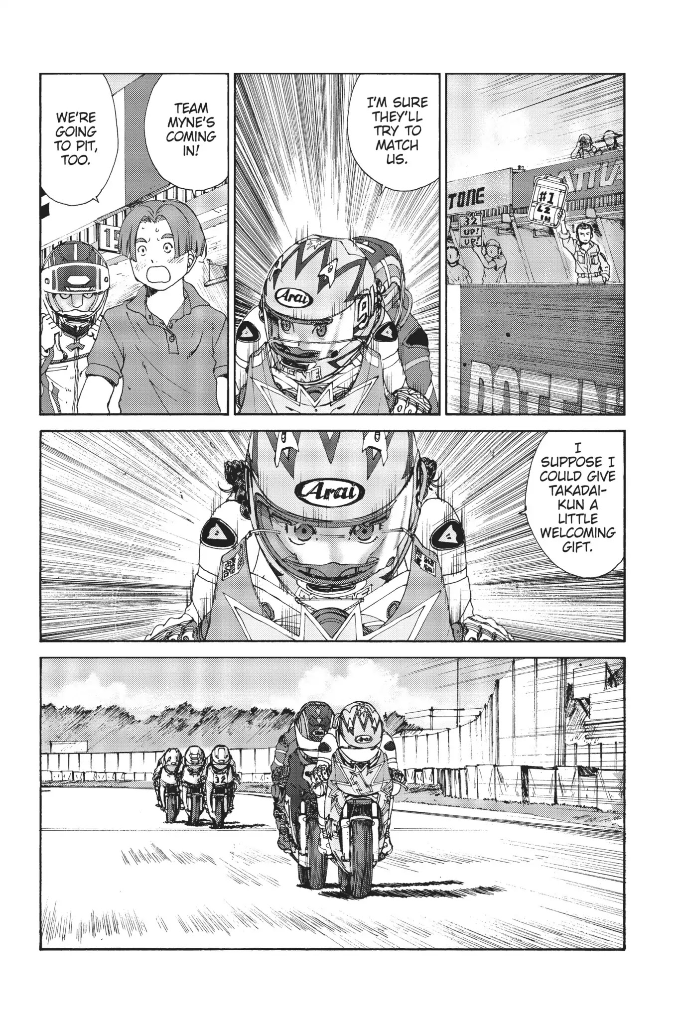 Toppu GP Chapter 35 page 22 - Chapter 35: Lap 35: Burning Line