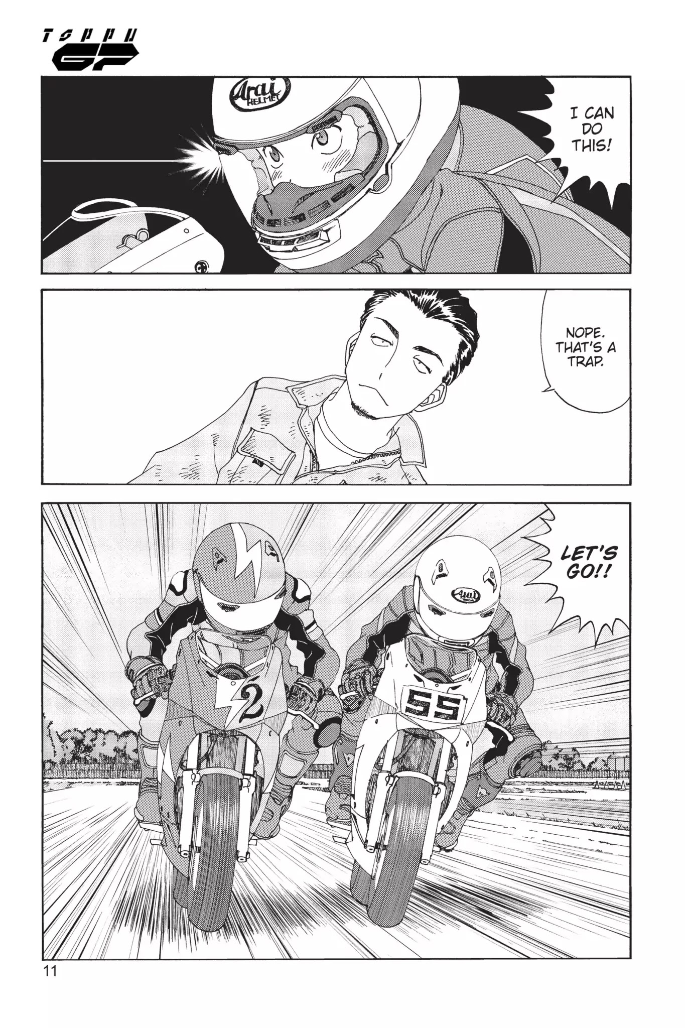 Toppu GP Chapter 6 page 12 - Chapter 6: Lap 6: Yesterday's Enemy Is...