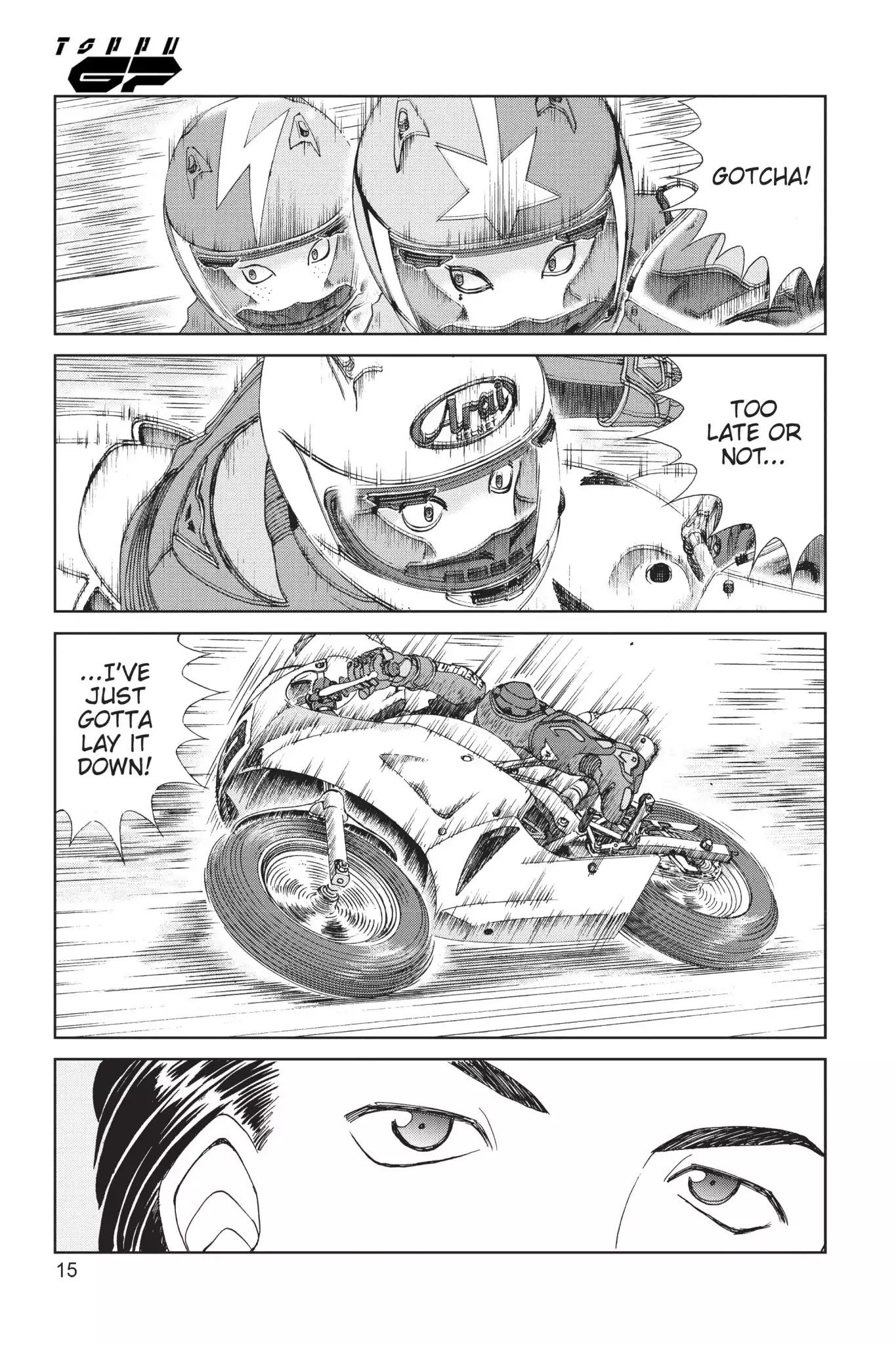 Toppu GP Chapter 6 page 16 - Chapter 6: Lap 6: Yesterday's Enemy Is...