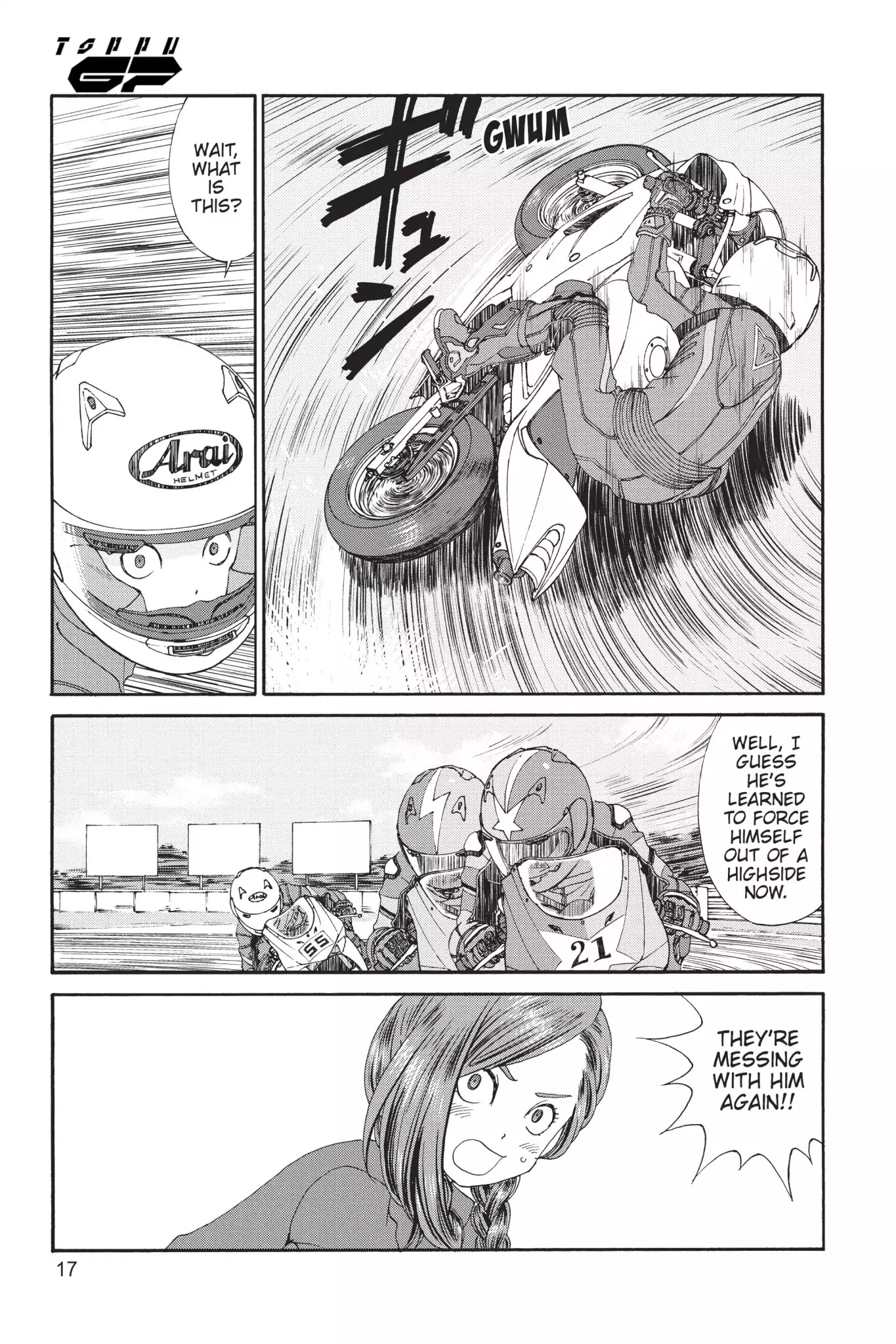 Toppu GP Chapter 6 page 18 - Chapter 6: Lap 6: Yesterday's Enemy Is...