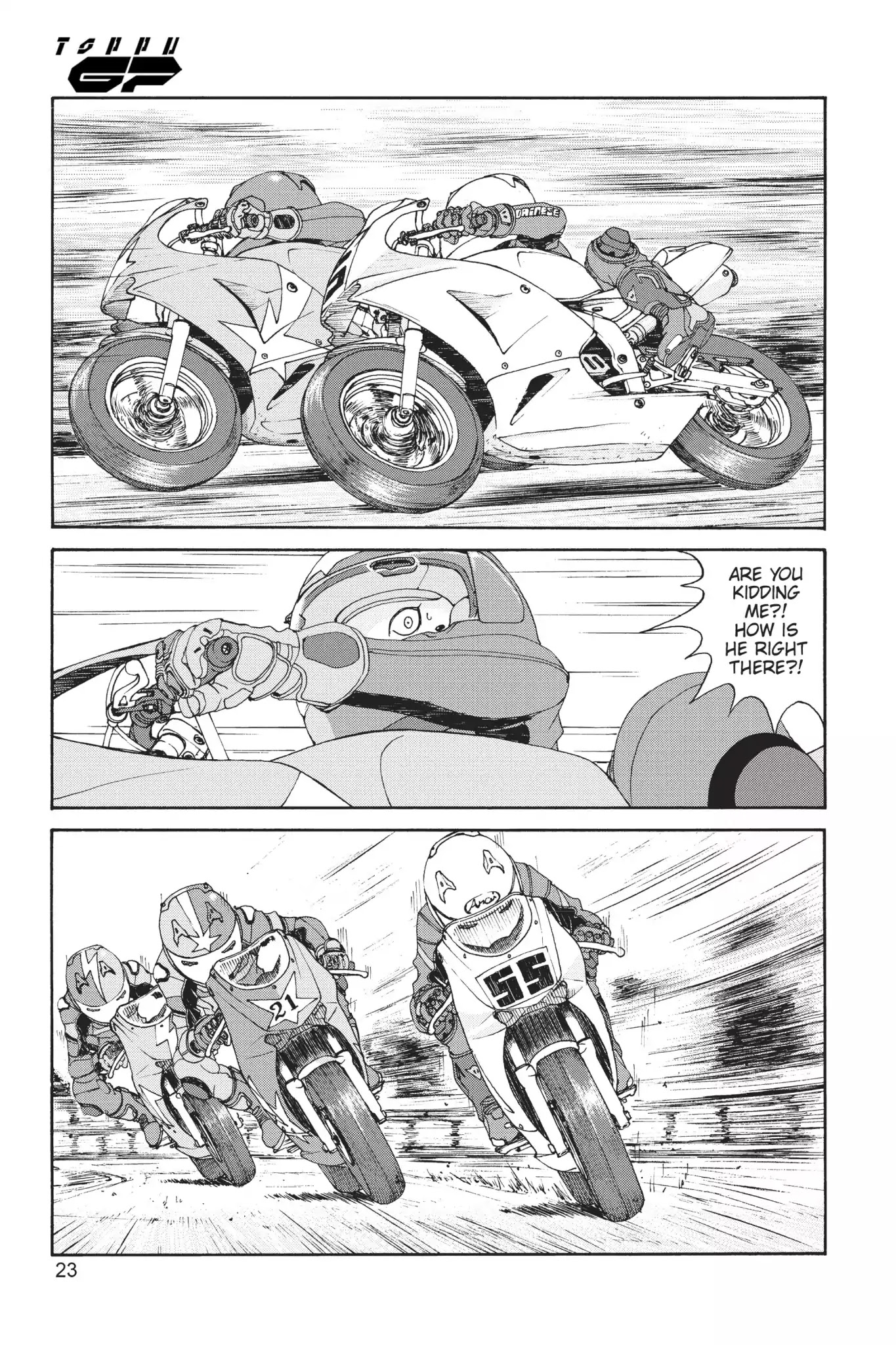 Toppu GP Chapter 6 page 24 - Chapter 6: Lap 6: Yesterday's Enemy Is...