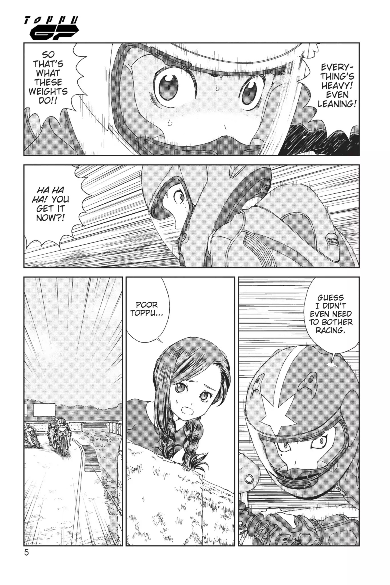 Toppu GP Chapter 6 page 6 - Chapter 6: Lap 6: Yesterday's Enemy Is...