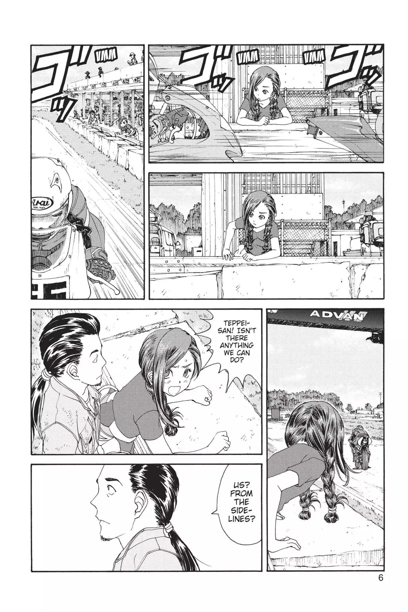 Toppu GP Chapter 6 page 7 - Chapter 6: Lap 6: Yesterday's Enemy Is...