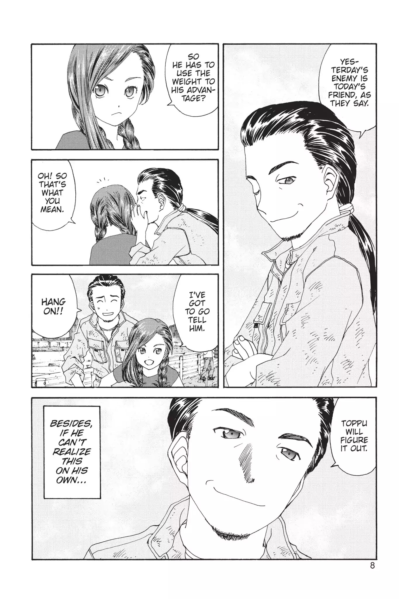 Toppu GP Chapter 6 page 9 - Chapter 6: Lap 6: Yesterday's Enemy Is...
