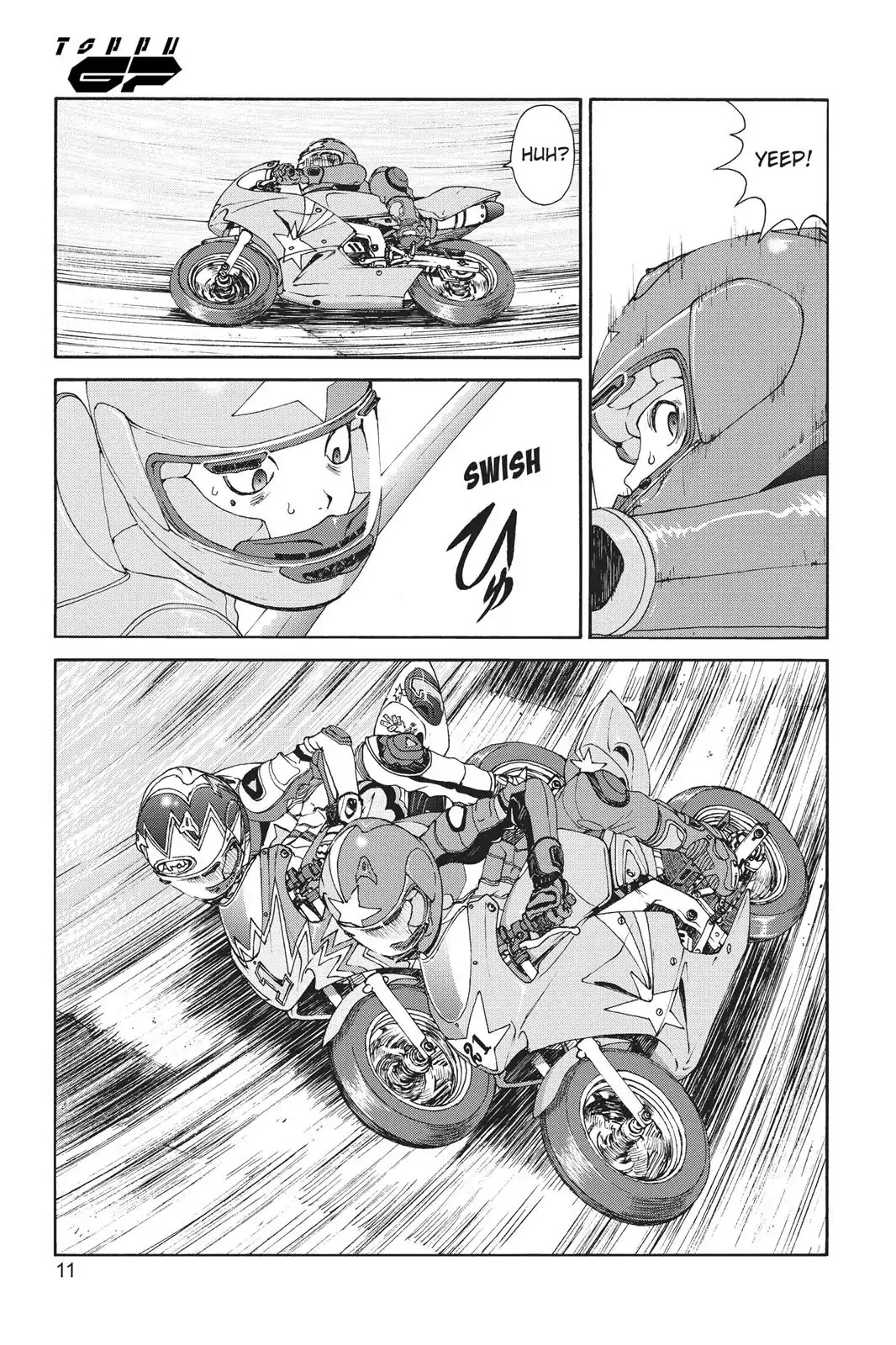 Toppu GP Chapter 7 page 11 - Chapter 7: Lap 7: Female Rider