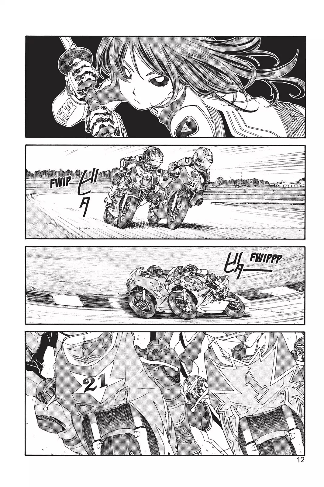 Toppu GP Chapter 7 page 12 - Chapter 7: Lap 7: Female Rider