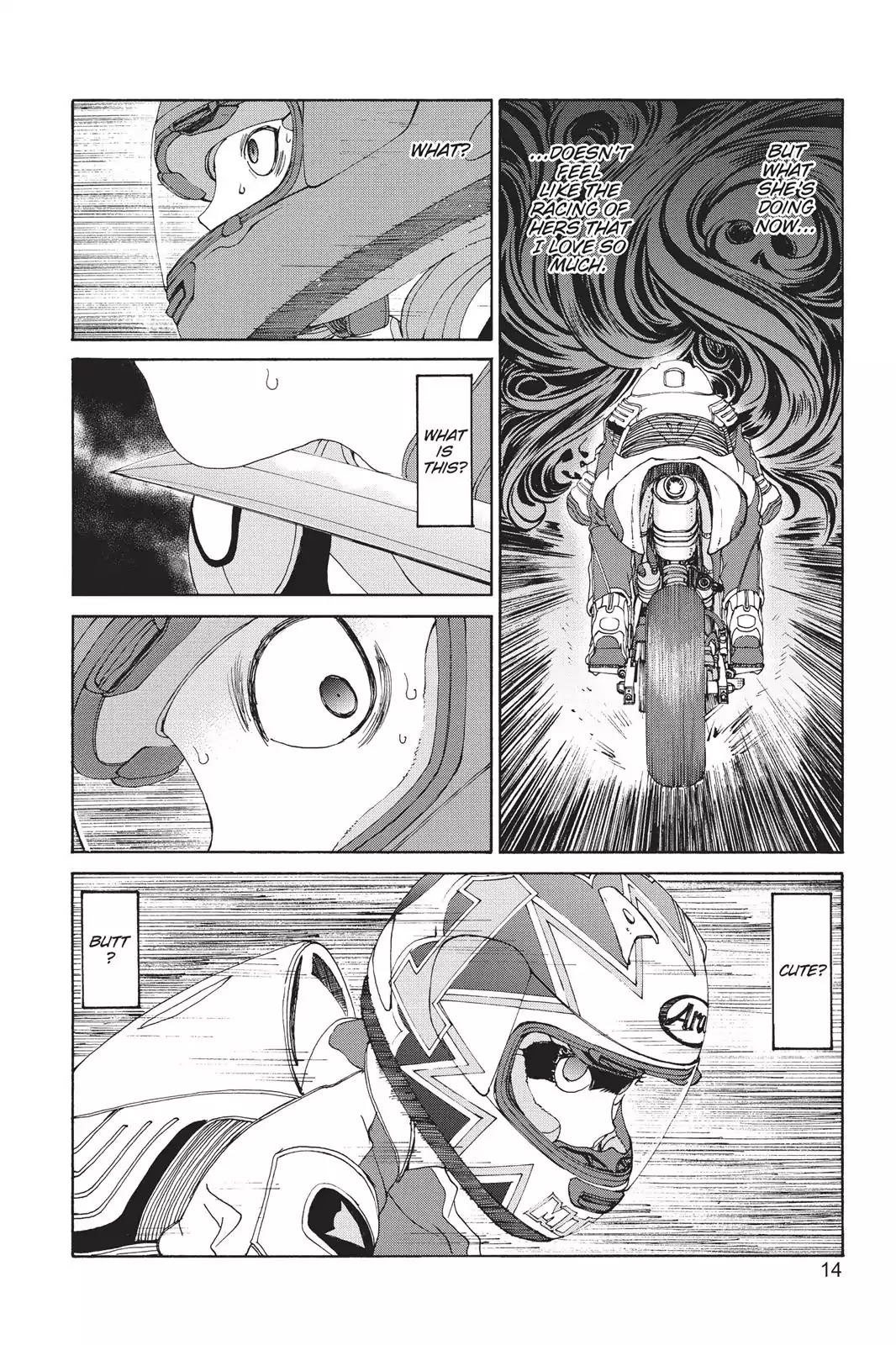 Toppu GP Chapter 7 page 14 - Chapter 7: Lap 7: Female Rider