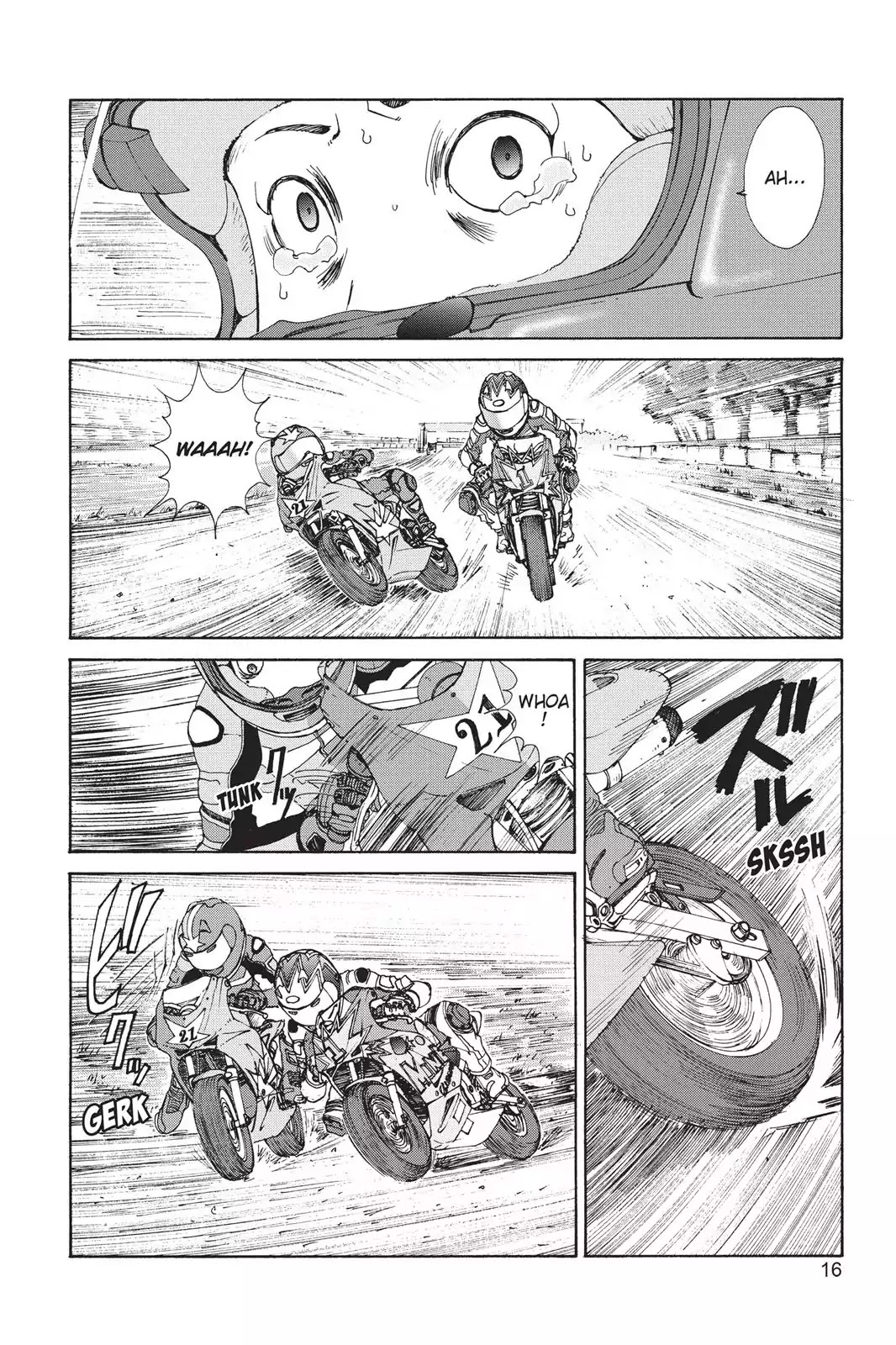 Toppu GP Chapter 7 page 16 - Chapter 7: Lap 7: Female Rider