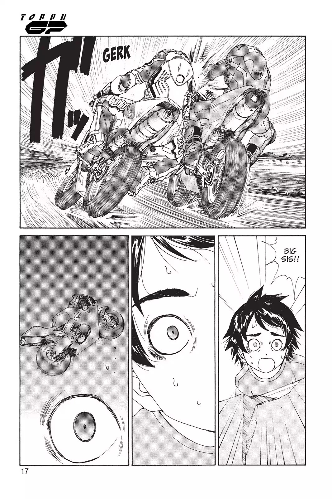 Toppu GP Chapter 7 page 17 - Chapter 7: Lap 7: Female Rider