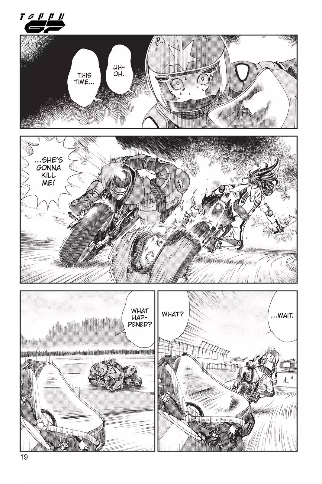 Toppu GP Chapter 7 page 19 - Chapter 7: Lap 7: Female Rider