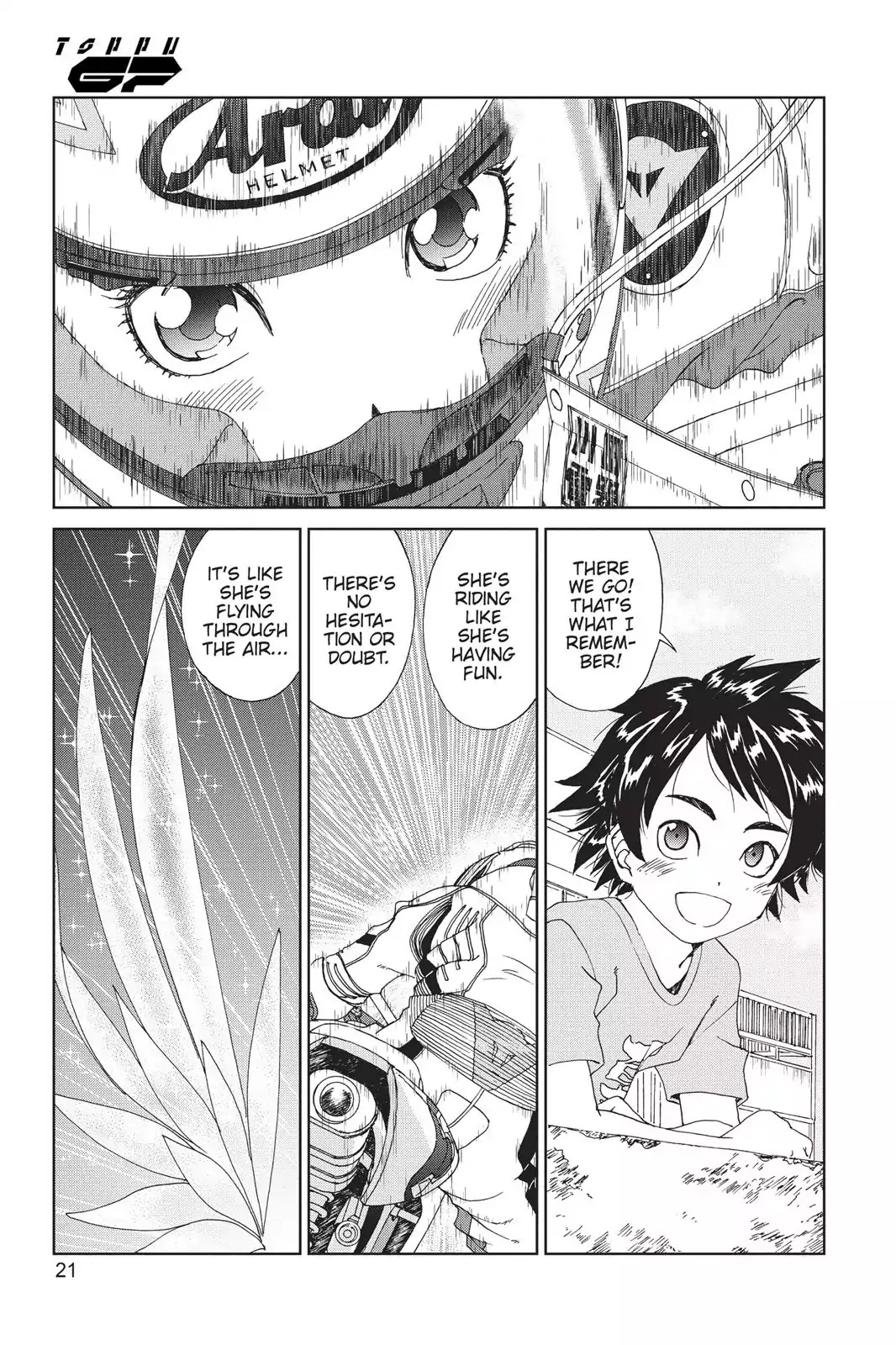 Toppu GP Chapter 7 page 21 - Chapter 7: Lap 7: Female Rider
