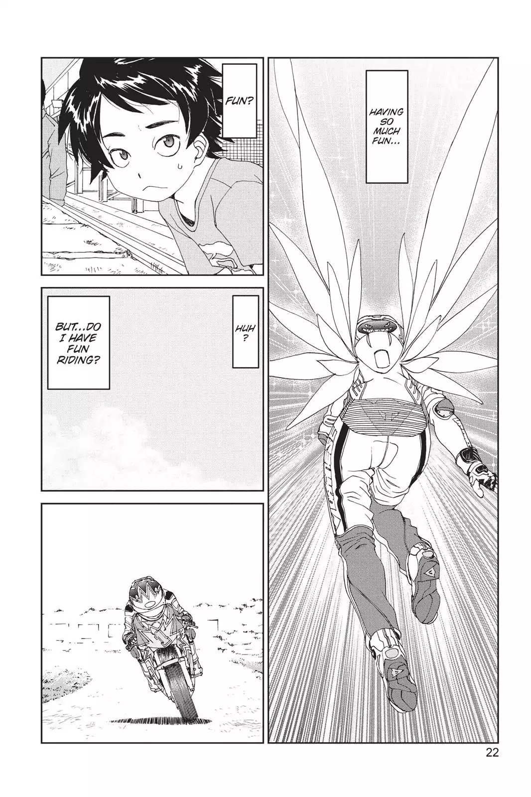 Toppu GP Chapter 7 page 22 - Chapter 7: Lap 7: Female Rider