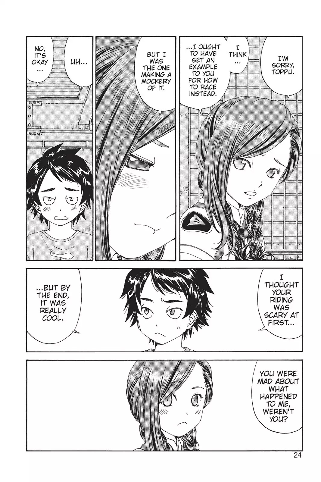 Toppu GP Chapter 7 page 24 - Chapter 7: Lap 7: Female Rider