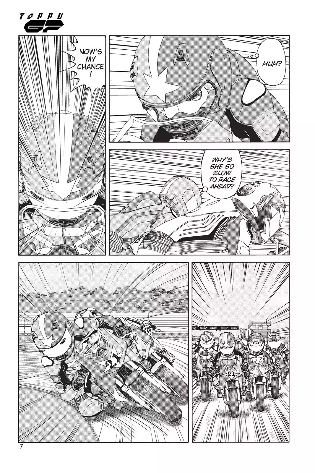 Toppu GP Chapter 7 page 7 - Chapter 7: Lap 7: Female Rider