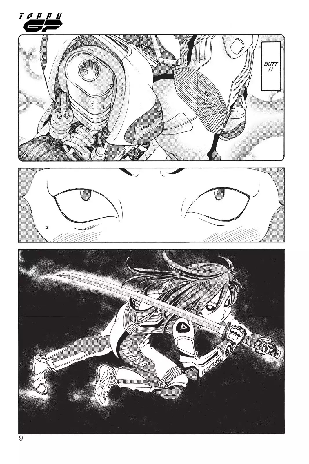 Toppu GP Chapter 7 page 9 - Chapter 7: Lap 7: Female Rider
