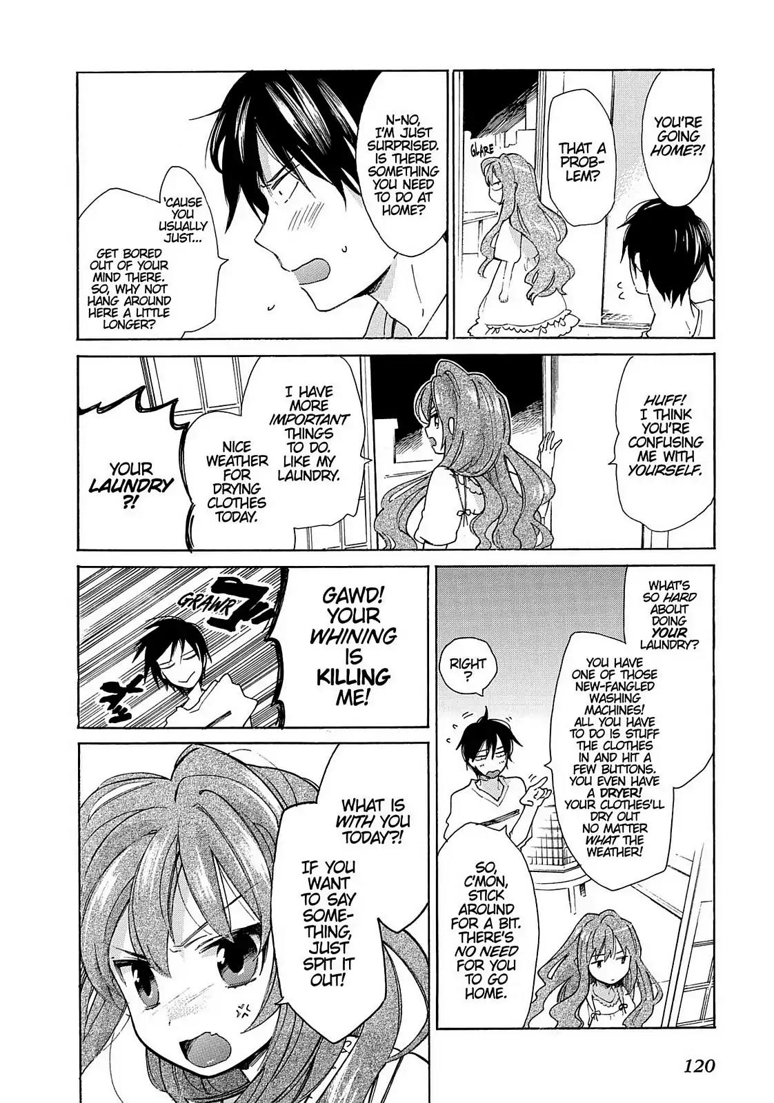 Toradora! Chapter 12 page 10 - Chapter 12: Restaurant Bomber