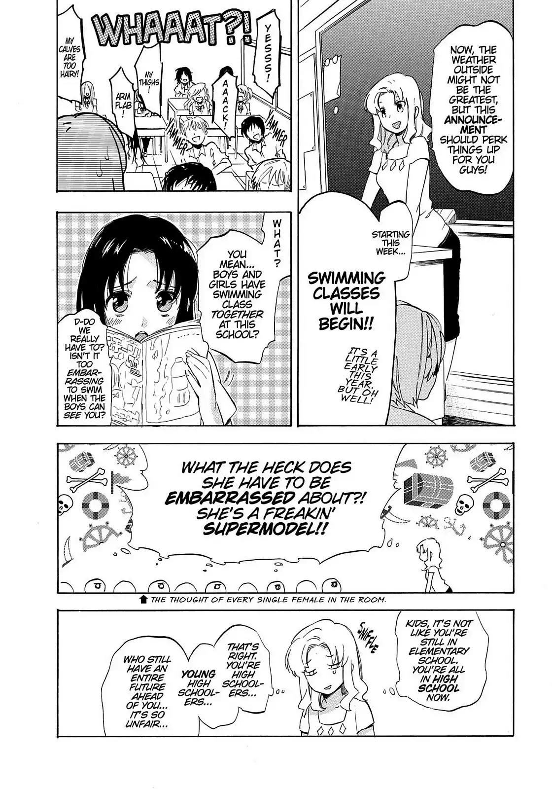 Toradora! Chapter 25 page 12 - Chapter 25: Hey, Did You Know the Most Popular Lining Color for School Swimsuits Isn't White but Beige?