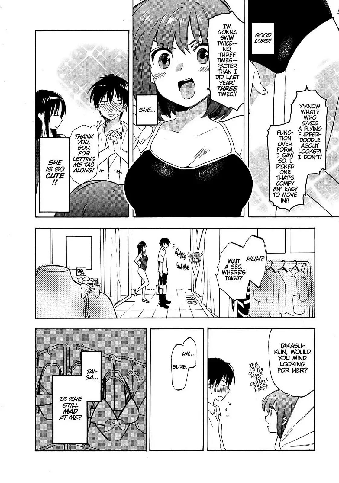 Toradora! Chapter 25 page 18 - Chapter 25: Hey, Did You Know the Most Popular Lining Color for School Swimsuits Isn't White but Beige?